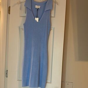 Blue Sleeveless Dress